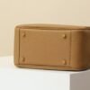 HERMES Lindy 19 Crossbody Bag in Biscuit Clemence Leather with Gold Hardware